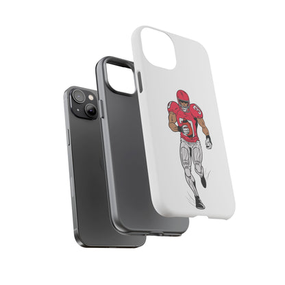 Football Player Tough Case, Sports Phone Cover, Athlete Gift, Tough Phone Case, Fall Sports, Football Lover's Accessory - TRV