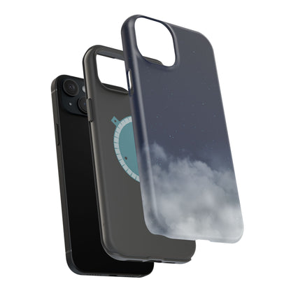 Night Sky Magnetic Impact-Resistant Phone Case — Foggy Cloud Design