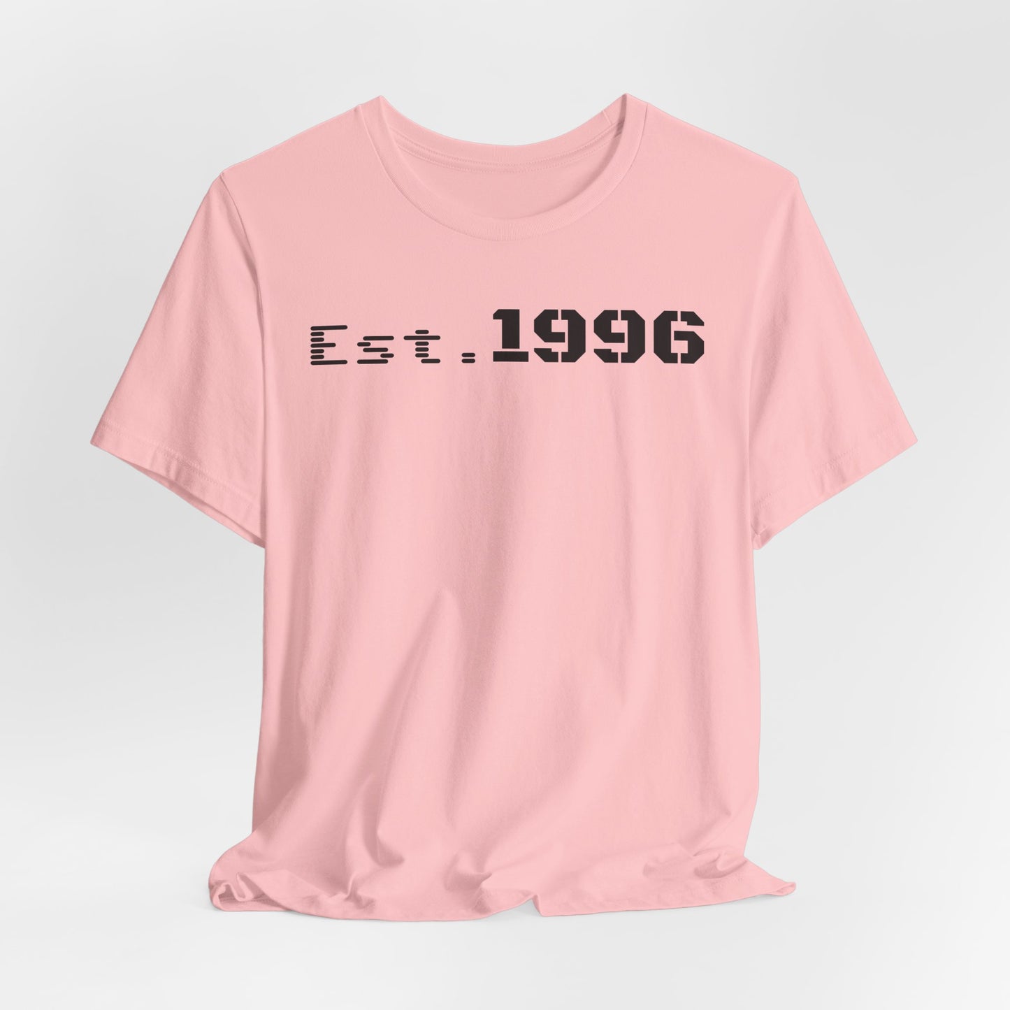 Established 1996 Unisex T-Shirt, Vintage Year Tee, Birth Year Gift, Casual Fashion, Personalized Graphic Tee - TRV