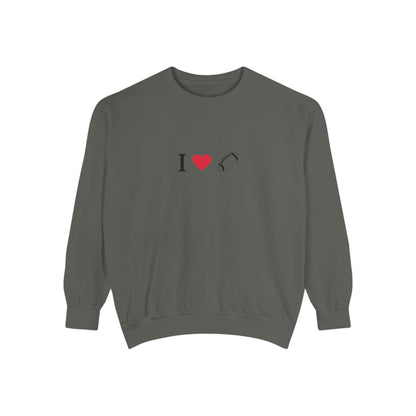 Unisex Sweatshirt, I love Football, Cozy, Perfect for Everyday Wear, Gift Idea for Friends, Couples, and Special Occasions - TRV