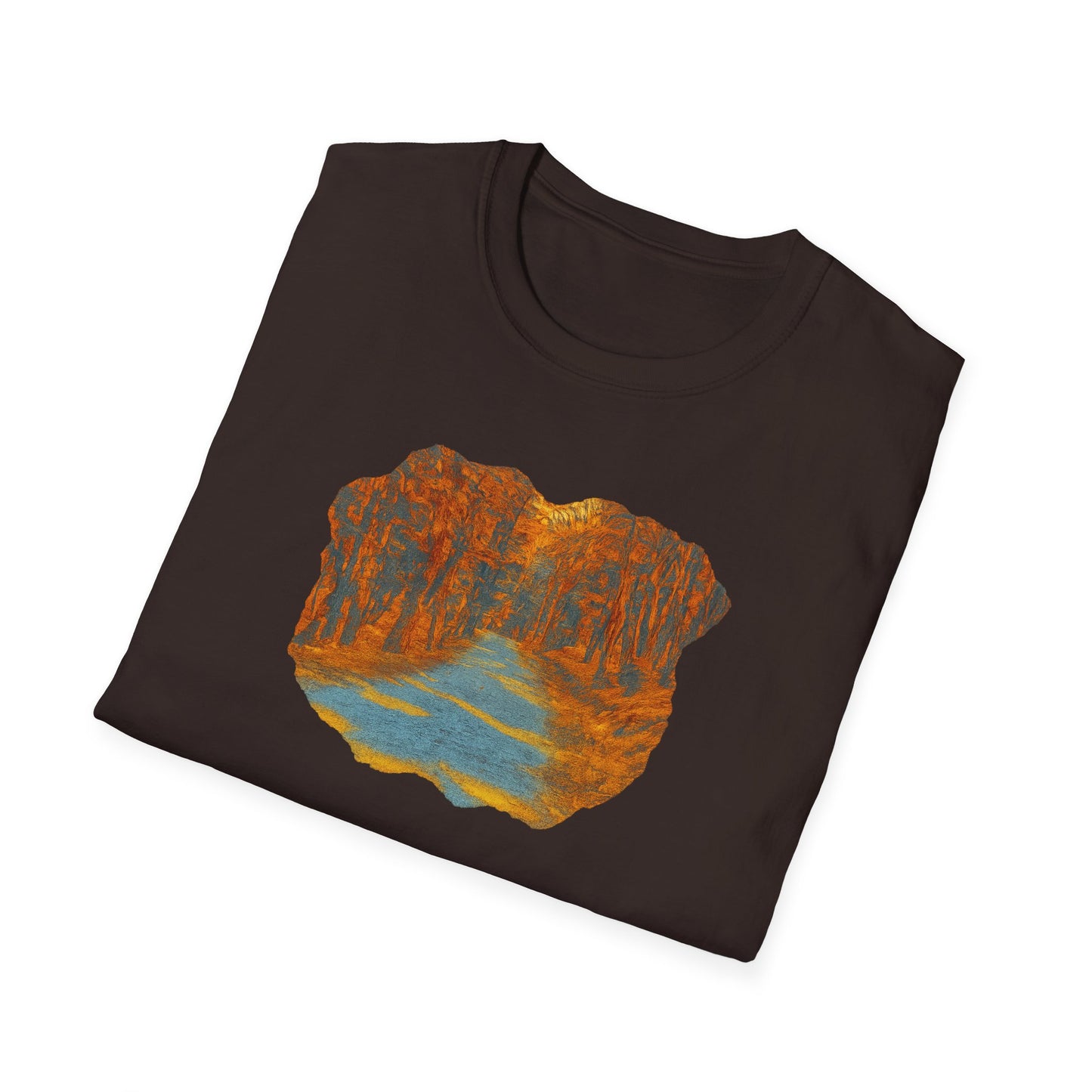 Autumn Pathway Unisex Softstyle T-Shirt, Cozy Fall Shirt, Nature Lover Tee, Scenic Route Top, Gift for Hikers, Casual Wear, Outdoor [...]