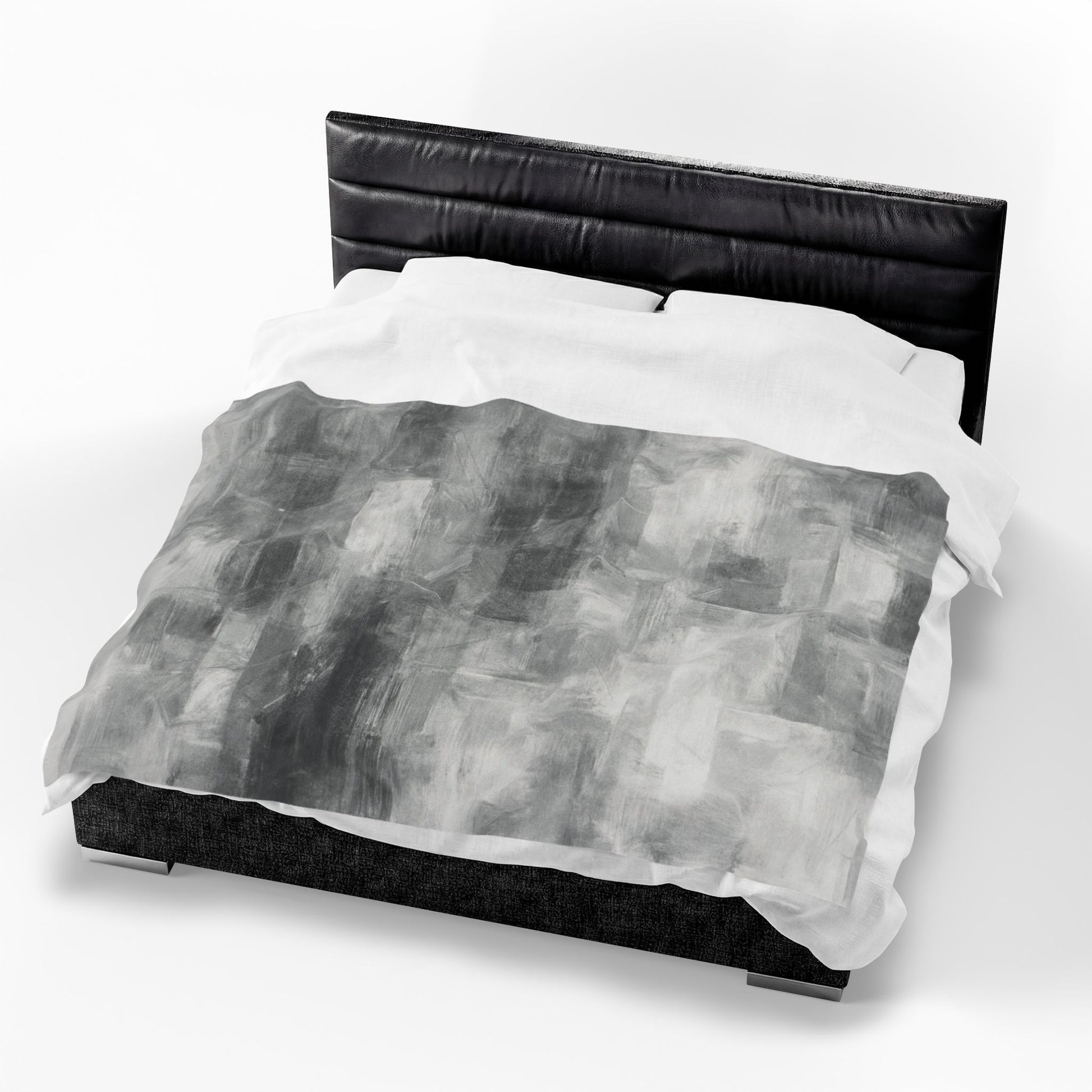 Velveteen plush blanket with all-over print, soft cozy throw for living room or bedroom, by Printify.