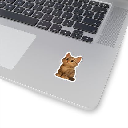 Adorable Cat Kiss-Cut Stickers | Cute Animal Decor, Laptop Stickers, Gift for Cat Lovers, Scrapbooking, Fun Aesthetic