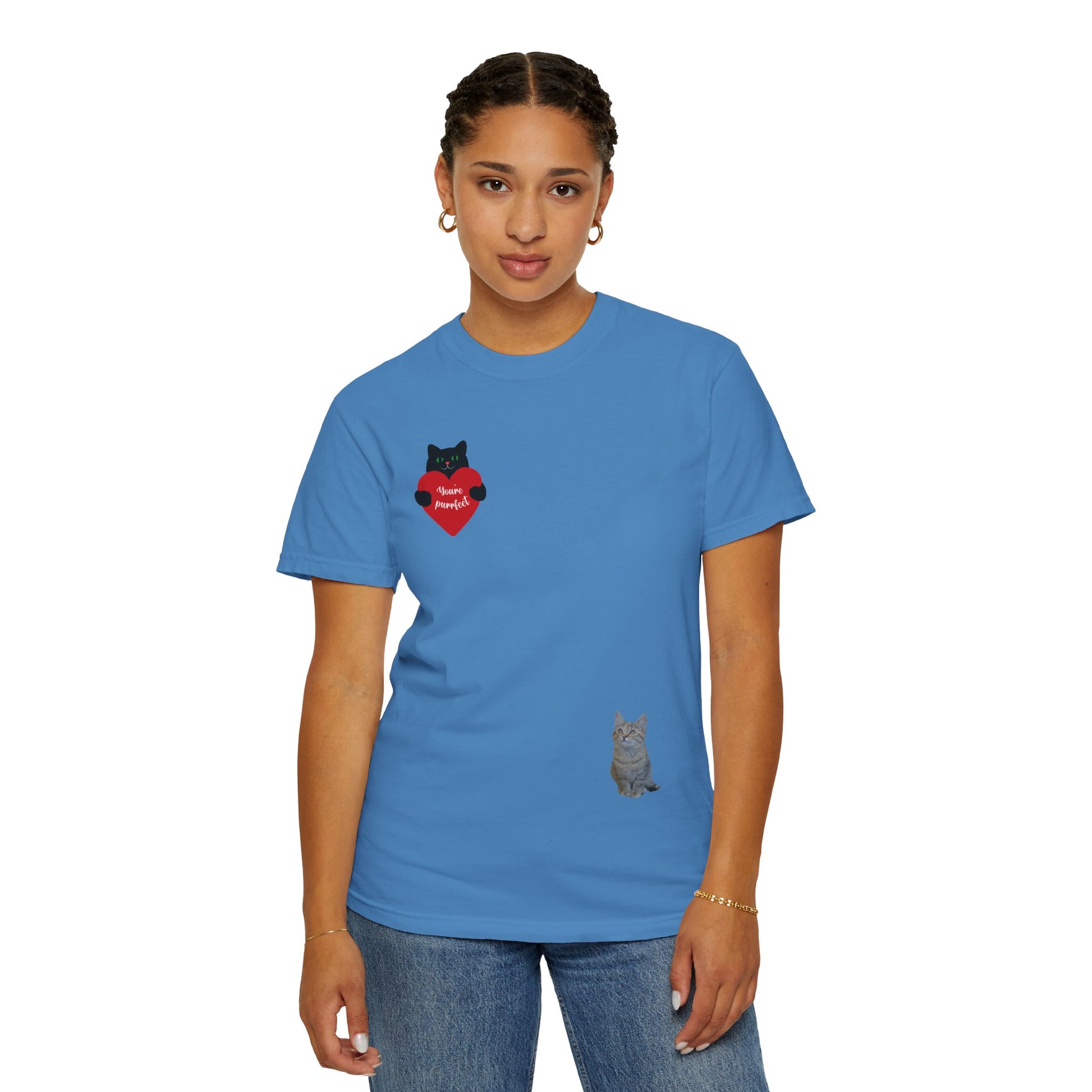 Cat Lover Unisex T-Shirt, Cute Cat Tee, Gift for Cat Owners, Animal Lover Shirt, Birthday Gift, Casual Comfort Tee, Pet Theme - TRV