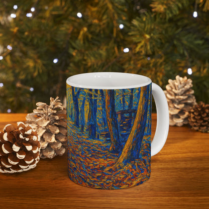 Colorful Abstract Pathway Ceramic Mug - TRV
