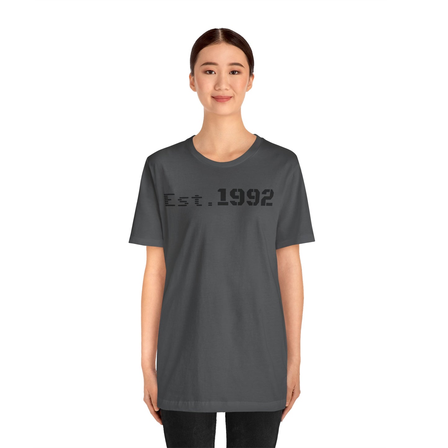Est. 1992 Short Sleeve Tee - Retro Unisex T-Shirt, Birthday Gift, Vintage Style Shirt, Casual Wear, Trendy Outfit