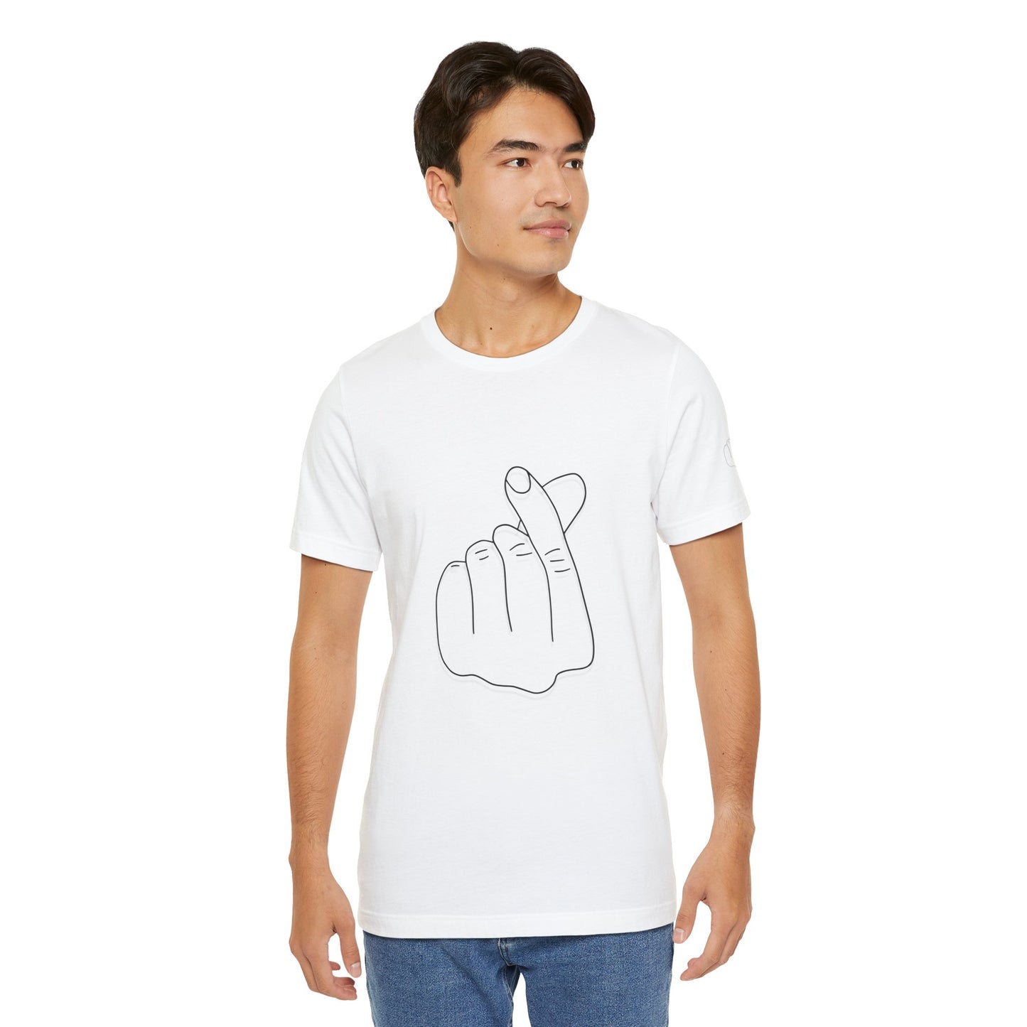 Minimalist Hand Sign Unisex Tee | Casual Everyday Wear | Perfect for Gift Givers