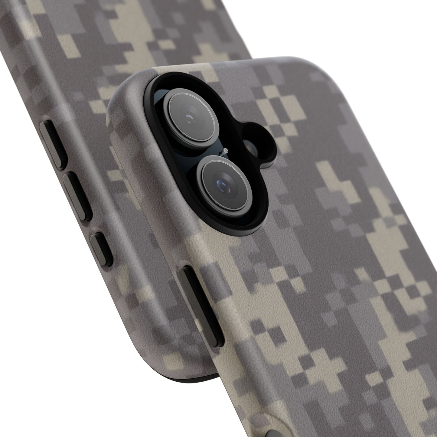 Rugged digital camo Printify tough phone case providing durable protection for smartphones with a rugged camouflage design.