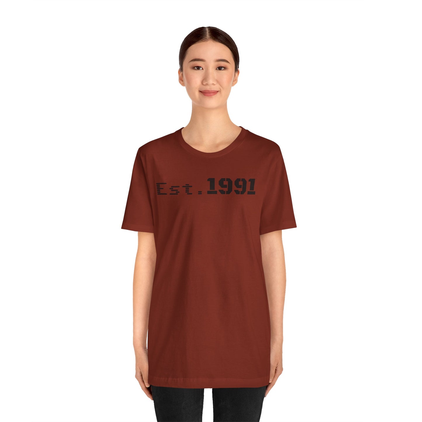Established 1991 Unisex Jersey Tee | Vintage Anniversary Gift | Casual Wear, Birthday Shirt, Retro Style, Statement Tee, Gift for Him/Her - TRV