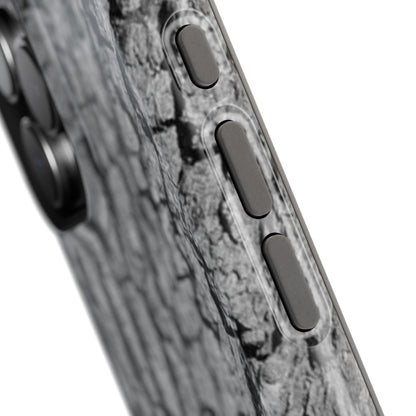 Bark Texture Magnetic Impact Phone Case