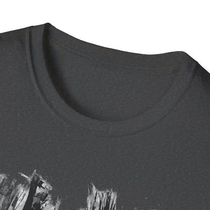 Minimalist Nature-Inspired Unisex Softstyle T-Shirt, Casual Wear, Everyday Style, Gift for Nature Lovers, Eco-Friendly Fashion