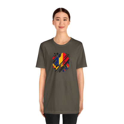 Artistic Heart Unisex Jersey Tee - Vibrant Graphic Tee, Casual Wear, Gift for Art Lovers, Birthday Surprise, Everyday Comfort - TRV