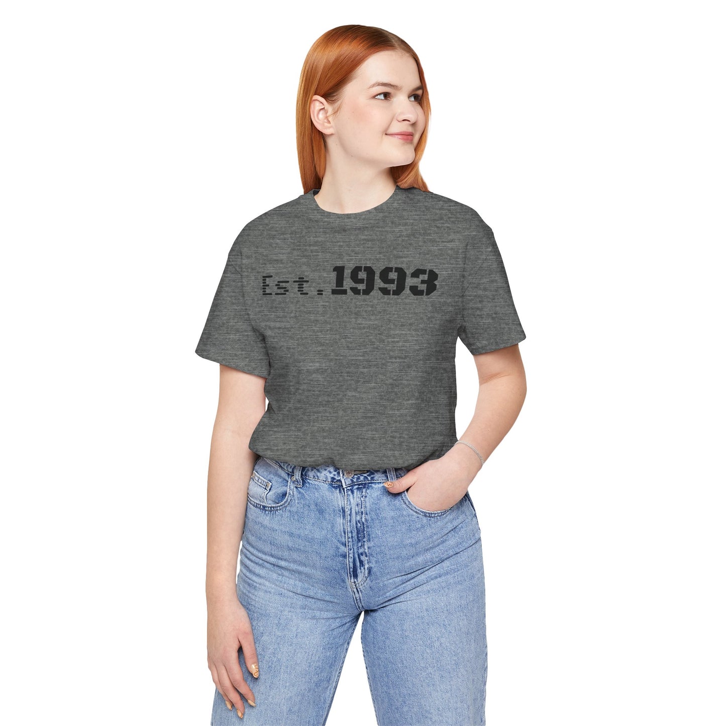 Est. 1993 Unisex Short Sleeve Tee - Perfect for Birthdays, Nostalgia, Casual Wear, Gifts, and Celebrations - TRV