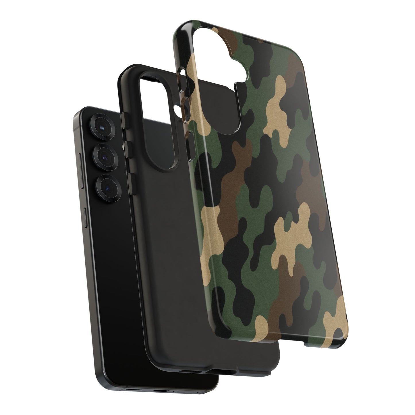 Camouflage Phone Case, Tough Cases, Military Style, Unique Phone Accessories, Gift for Him, Durable Phone Cover - TRV