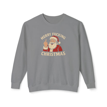 Merry Christmas Sweatshirt, Funny Holiday Crewneck, Unisex Gift, Christmas Apparel, Sarcastic Sweatshirt, Unique Holiday Clothing - TRV