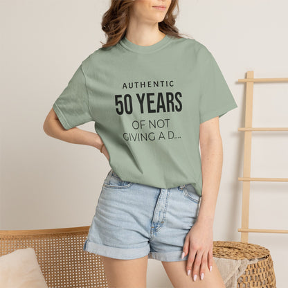 Custom garment-dyed T-shirt by Printify, front view showing soft fabric and classic fit for personalized design.