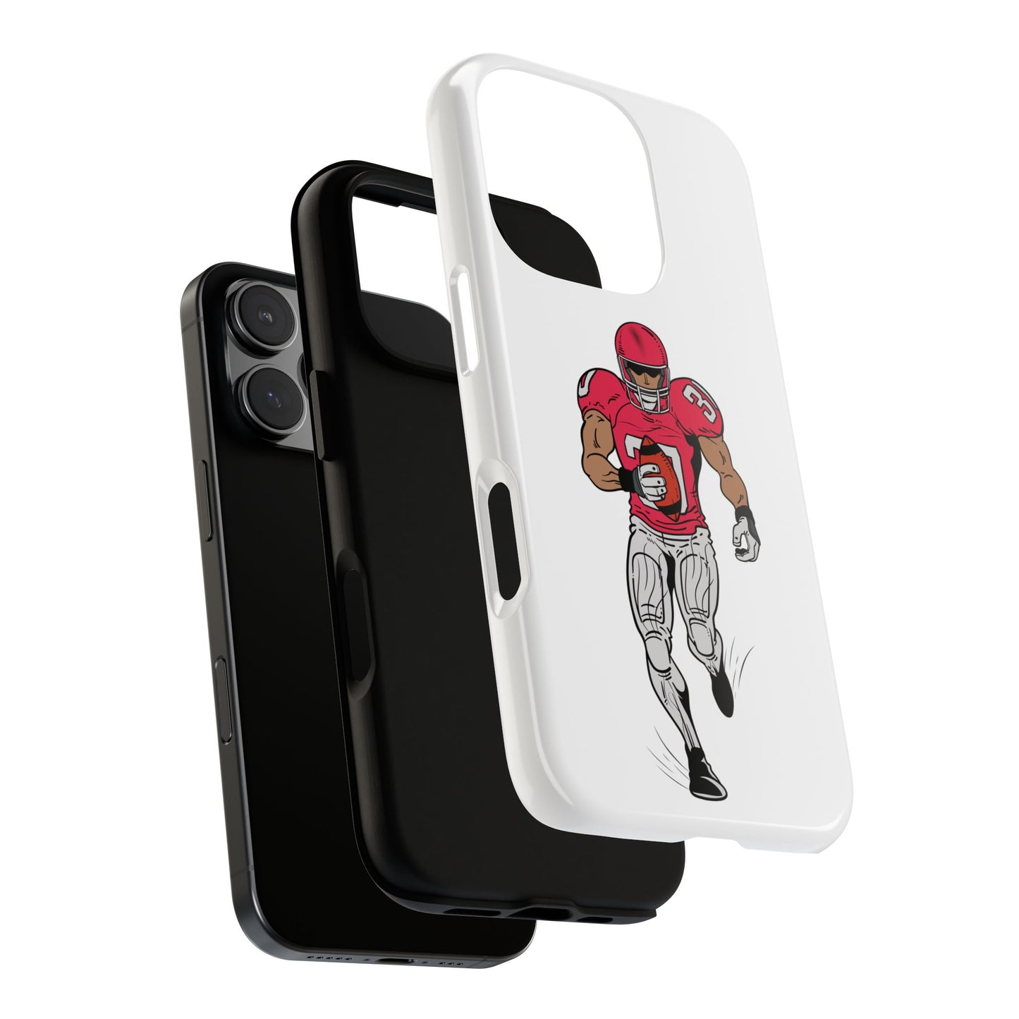 Football Player Tough Case, Sports Phone Cover, Athlete Gift, Tough Phone Case, Fall Sports, Football Lover's Accessory - TRV