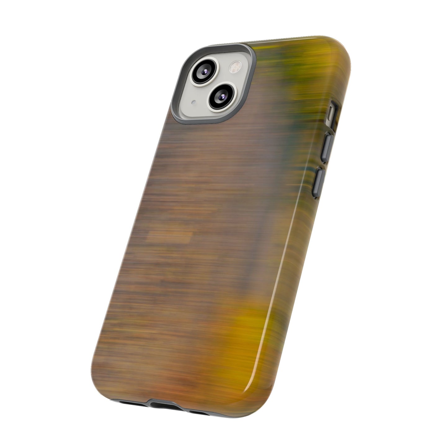 Autumn Blur Tough Phone Case — Fall Colors Protective iPhone Cover