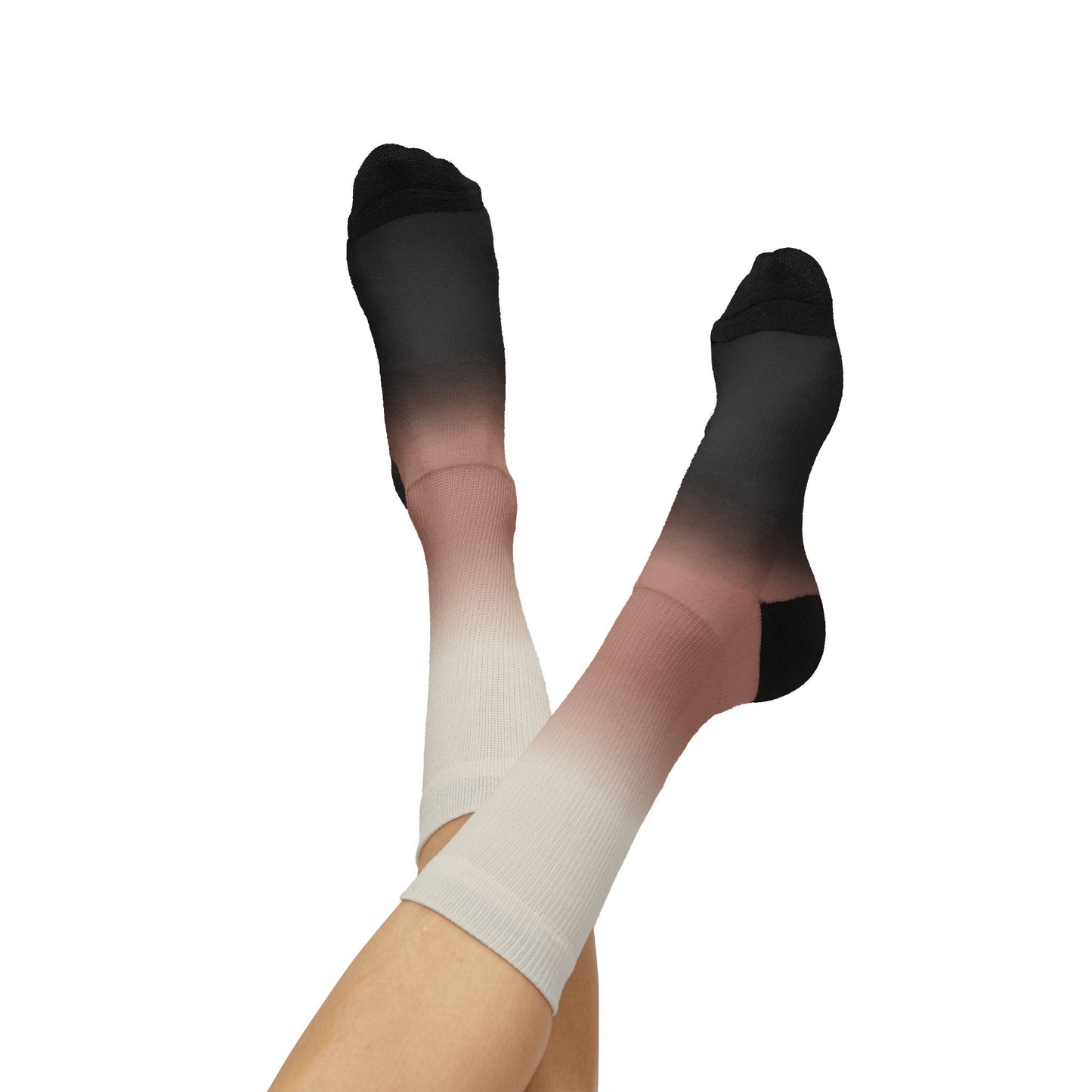Neutral Ombre Gradient Socks | Sublimation Socks