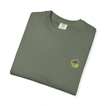 Nature-Inspired Unisex Garment-Dyed T-Shirt, Eco-Friendly Tee, Summer Casual Wear, Gift for Nature Lovers, Relaxed Fit T-Shirt - TRV