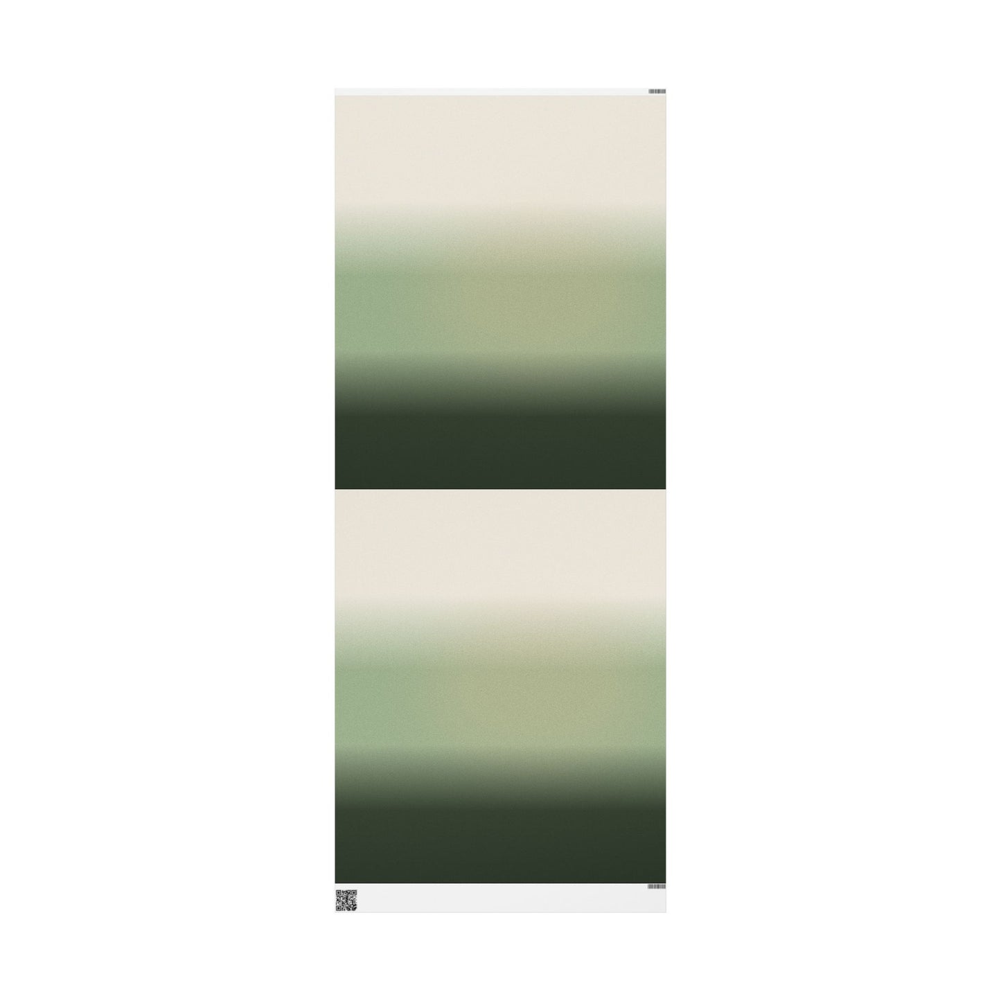 Ombre Sage Wrapping Paper Roll — Neutral Green Gradient Gift Wrap