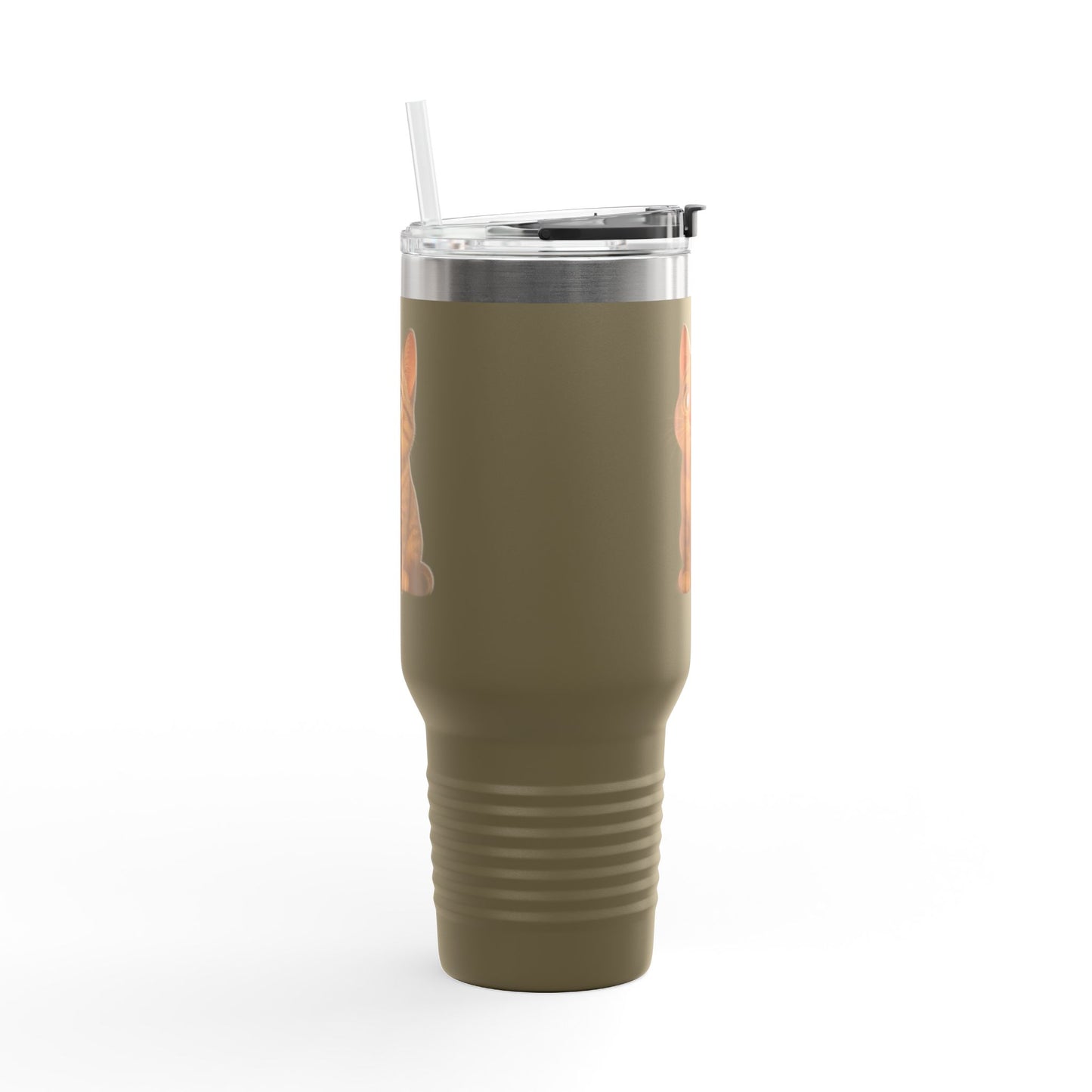 Cute Cat Insulated Travel Mug, 40oz | Perfect Pet Lover Gift | BPA-Free Drinkware, Cozy Coffee Companion, Cat-Themed Hydration
