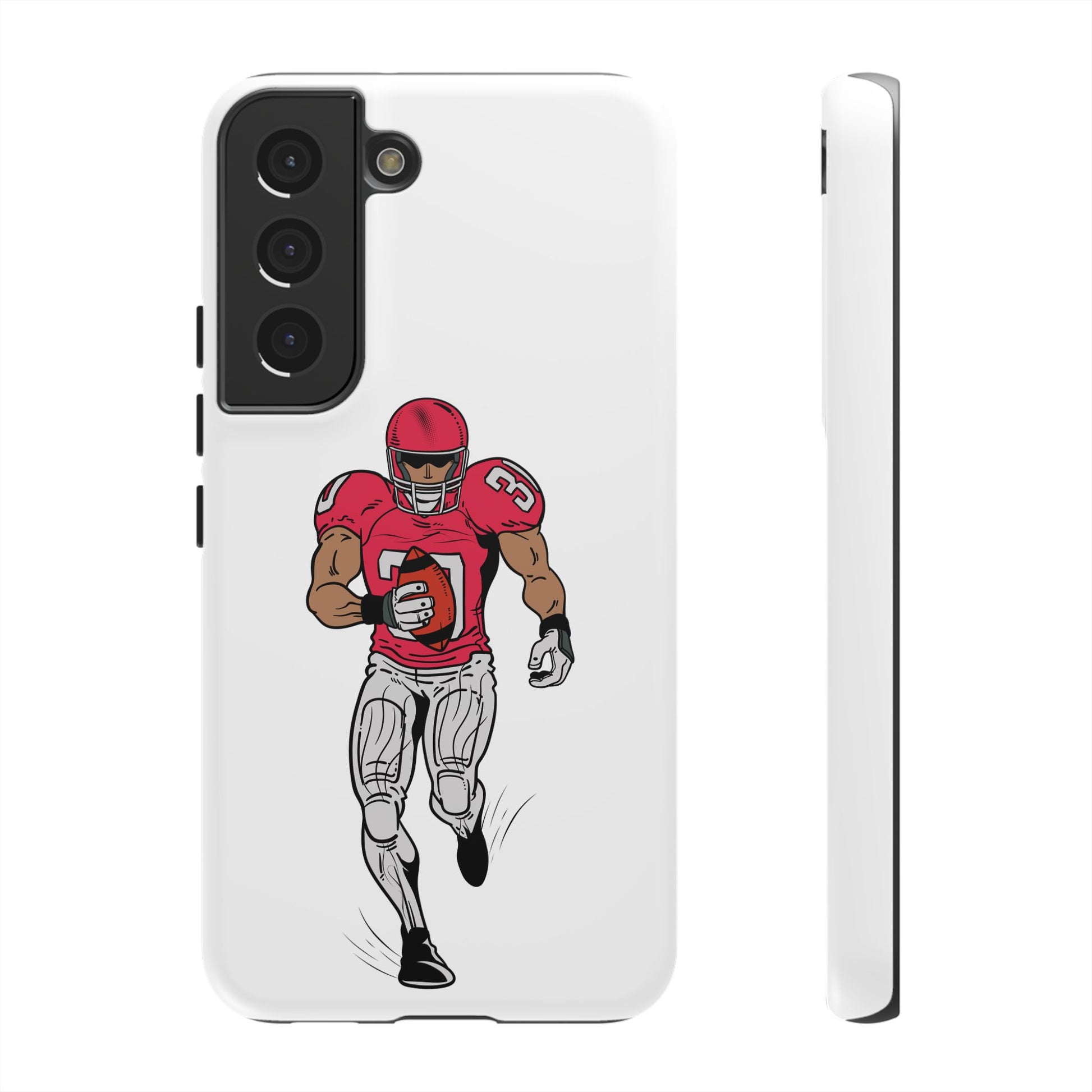 Football Player Tough Case, Sports Phone Cover, Athlete Gift, Tough Phone Case, Fall Sports, Football Lover's Accessory - TRV