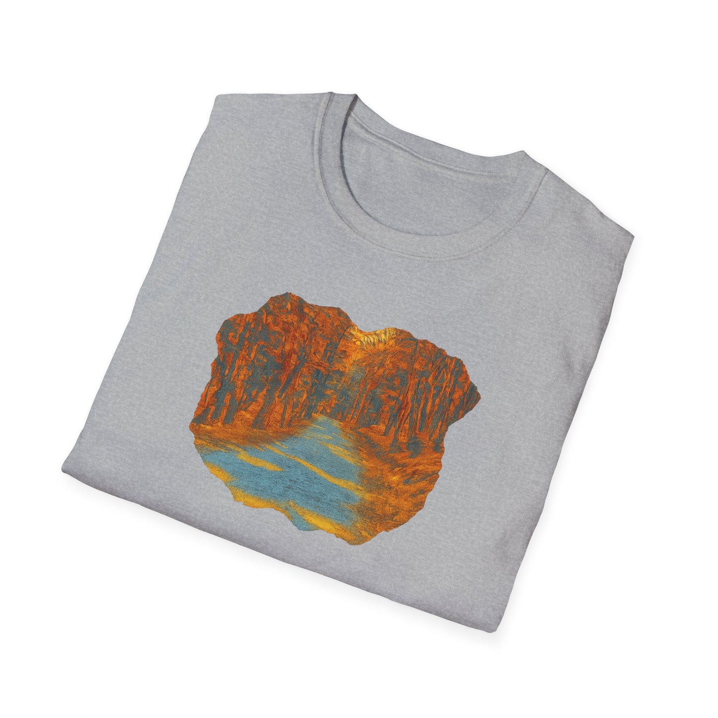 Autumn Pathway Unisex Softstyle T-Shirt, Cozy Fall Shirt, Nature Lover Tee, Scenic Route Top, Gift for Hikers, Casual Wear, Outdoor [...]