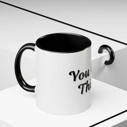 Inspirational Accent Coffee Mug - "You Got This!" - Perfect for Motivation & Gifts - TRV
