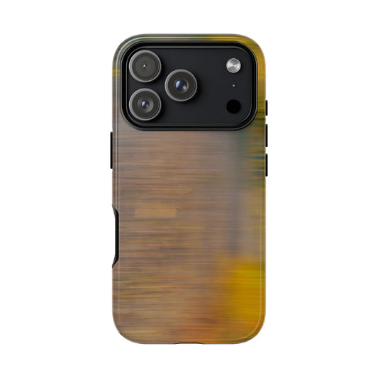 Autumn Blur Tough Phone Case — Fall Colors Protective iPhone Cover