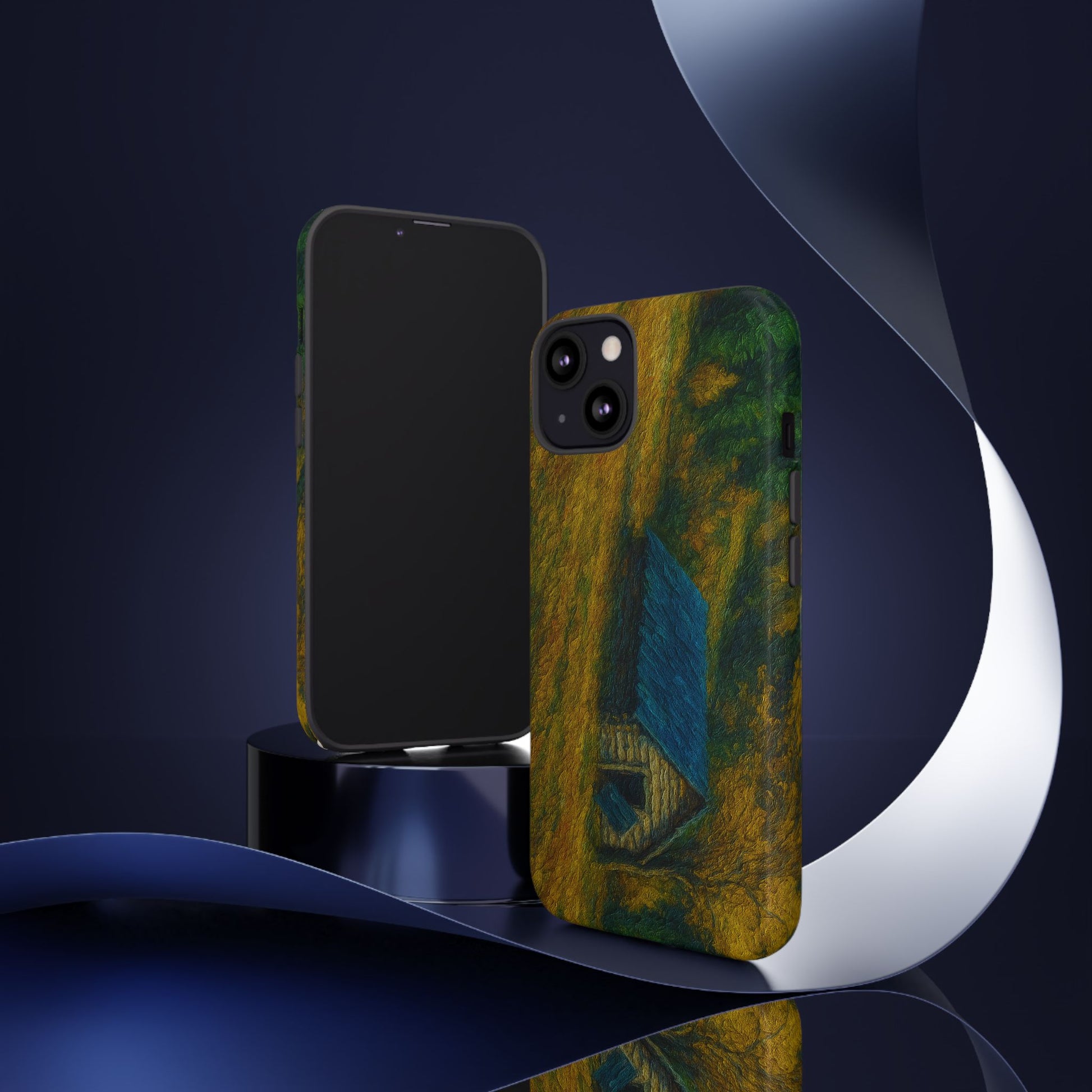 Artistic Phone Case by Tough Cases, Nature-Inspired Phone Protection, Unique Gift for Nature Lovers, Stylish Accessory, Fall Aesthetic - TRV