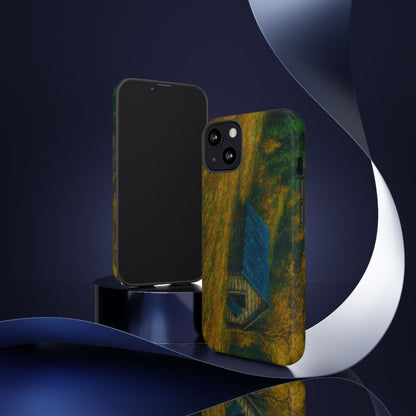 Artistic Phone Case by Tough Cases, Nature-Inspired Phone Protection, Unique Gift for Nature Lovers, Stylish Accessory, Fall Aesthetic - TRV