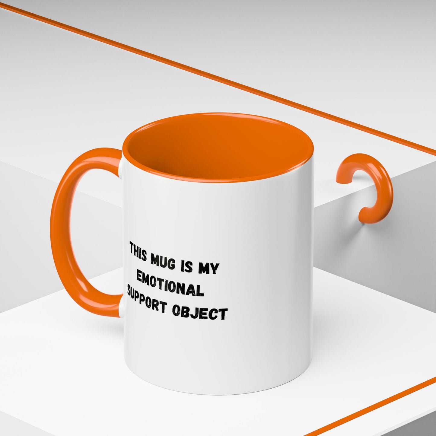 Emotional Support Coffee Mug, Funny Gift for Coffee Lovers, Unique Office Mug, Self-Care Gift, Cute Ceramic Mug