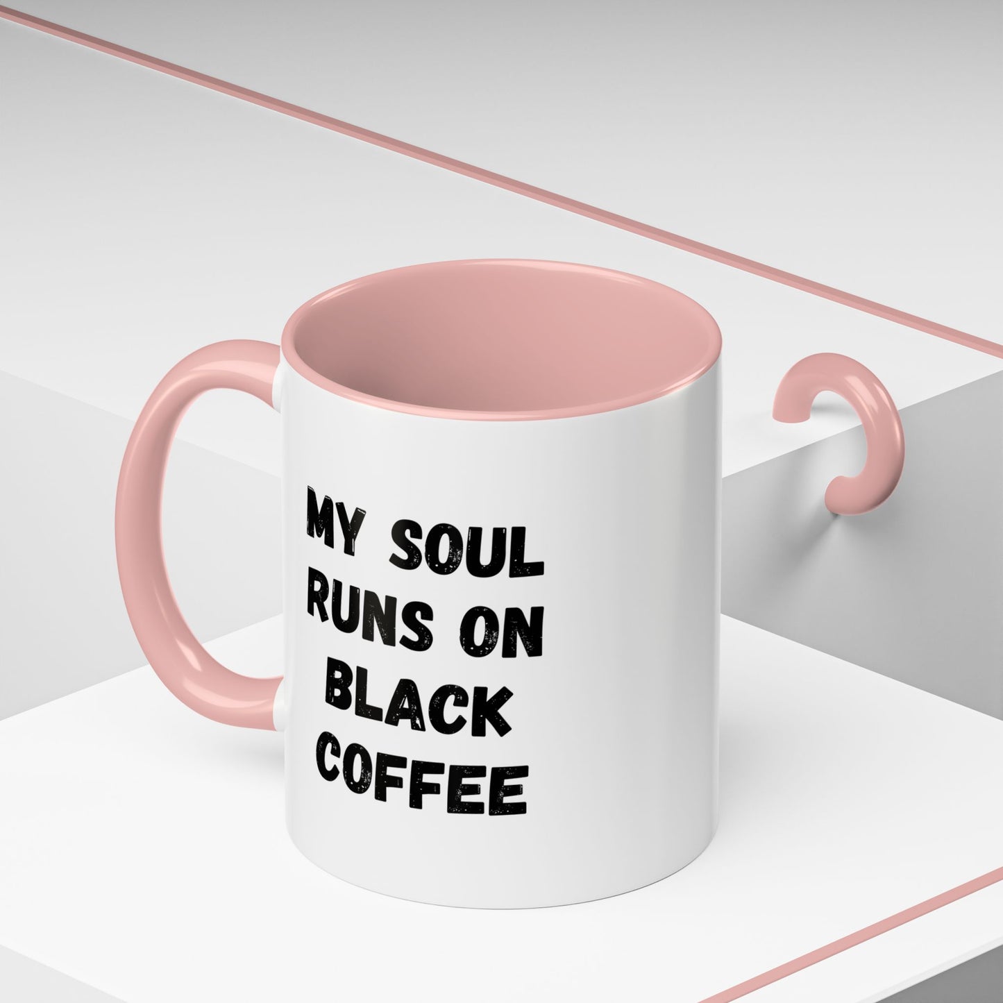 Funny Coffee Mug - My Soul Runs on Black Coffee | Perfect Gift for Coffee Lovers, Office Mugs, Tea, Barista, Halloween