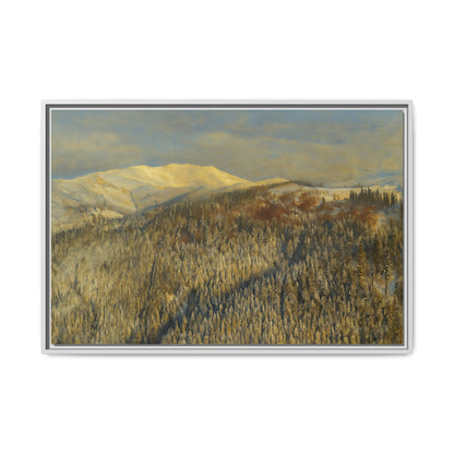 Framed Mountain Canvas Art, Perfect for Home Decor, Nature Wall Art, Gift for Nature Lovers, Cozy Atmosphere - TRV