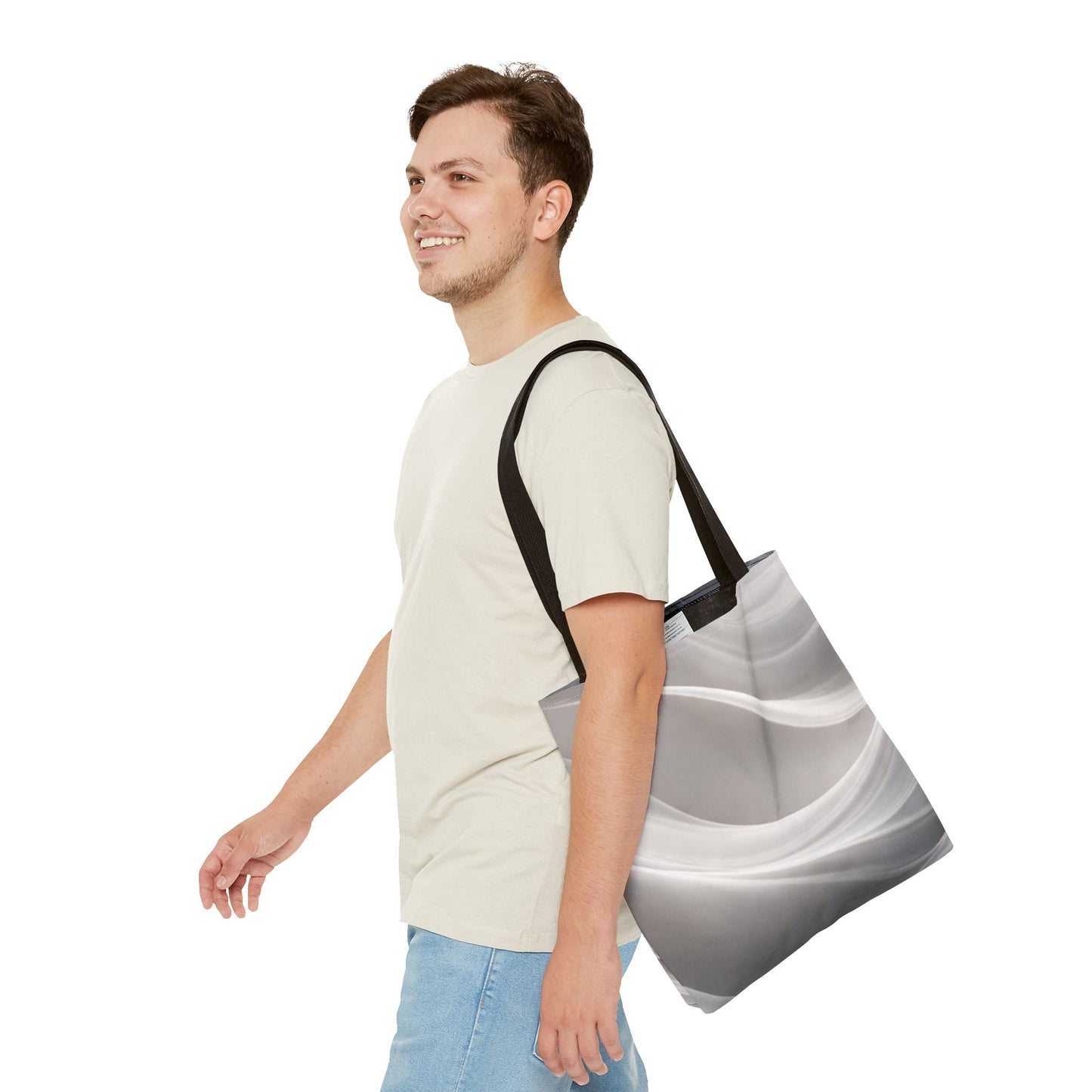Soft Marble Wave Tote