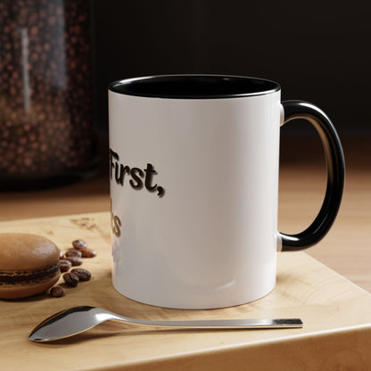 But First, Books Accent Coffee Mug - Perfect Gift for Book Lovers - TRV
