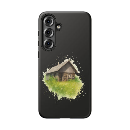 Rustic Farmhouse Phone Case, Cute Cottage Design, Tough Cases for Nature Lovers, Eco-Friendly Gift, Customizable Tech Accessories - TRV