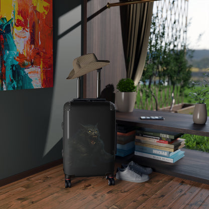 Werewolf Travel Suitcase – Dark Howl Luggage for Gothic & Horror Fans
