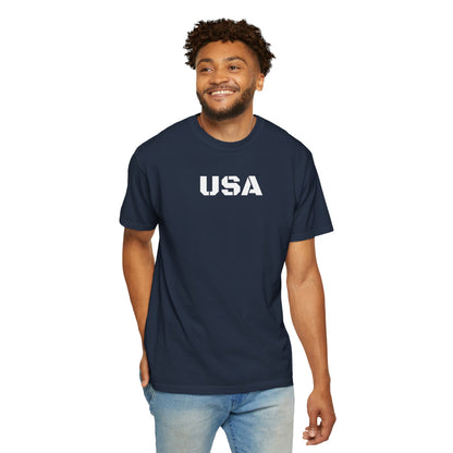 USA Vintage Unisex T-Shirt, Soft Cotton Tee, Casual Wear, Gifts for Her & Him, Summer Essentials, Independence Day Apparel - TRV