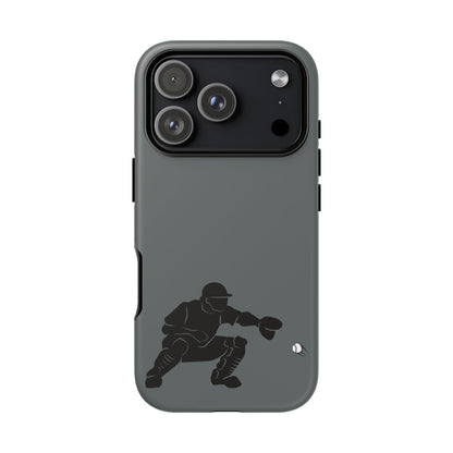 Baseball Catcher Phone Case, Sports Phone Accessory, Tough Cases, Gift for Athletes, Sports Fan Merchandise, Unique Design - TRV