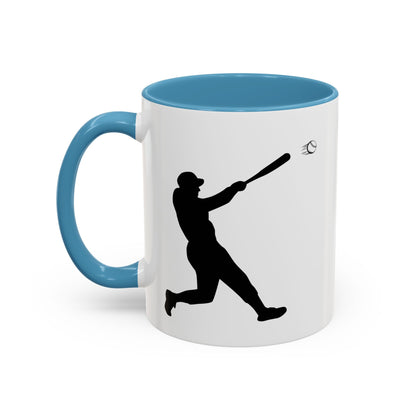 Baseball Player Accent Coffee Mug, Sports Gift, Baseball Lover Mug, Unique Coffee Cup, Personalized Sports Mug - TRV
