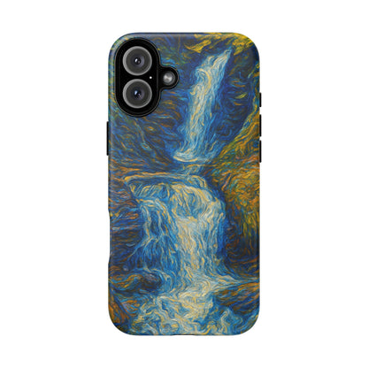 Artistic Phone Case - Waterfall Design, Unique Gift, Phone Accessory, Nature Lover, Original Artwork - TRV