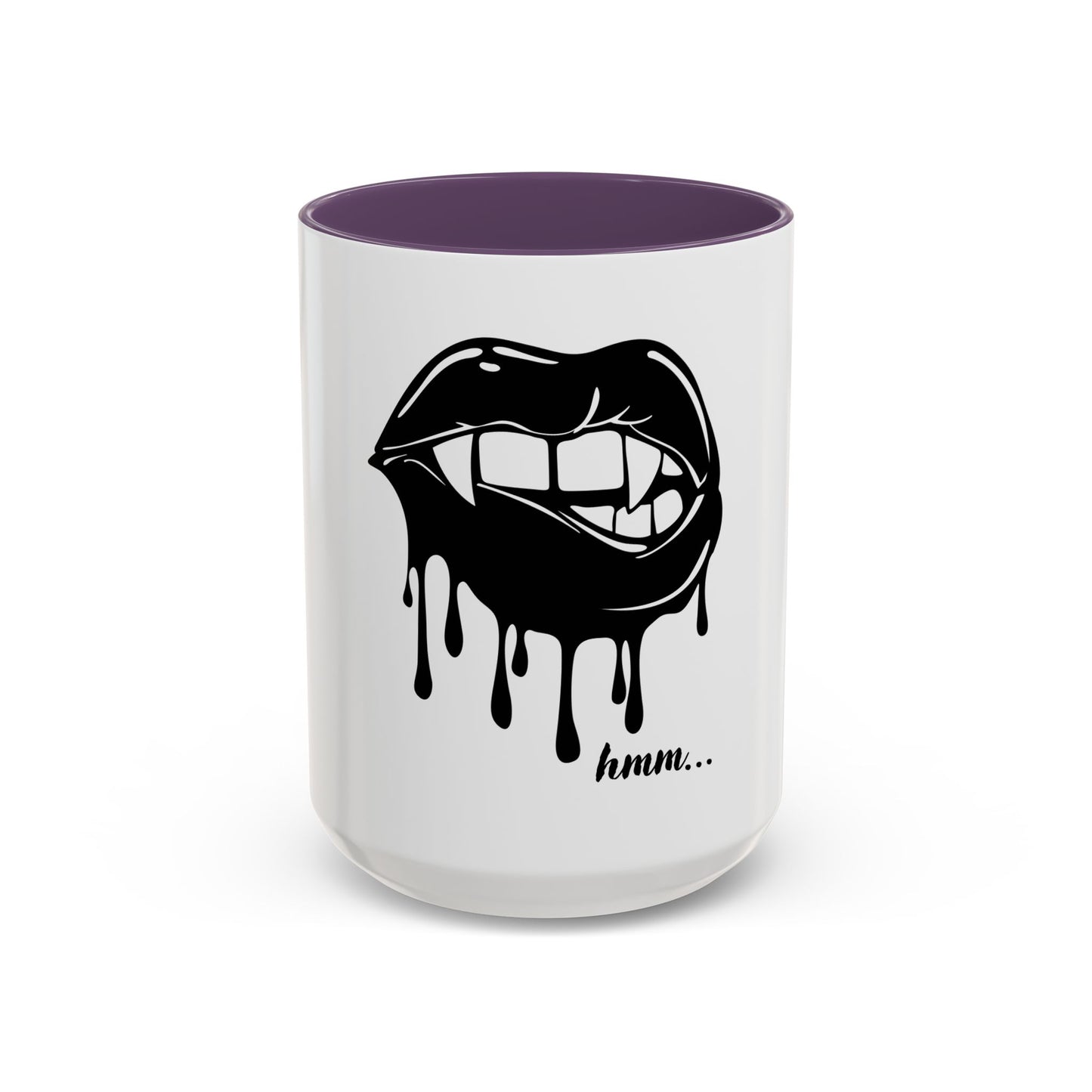 Vampire Lip Accent Coffee Mug - 11oz & 15oz - Unique Halloween Gift - TRV