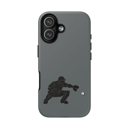 Printify Baseball Catcher phone case, tough protective cover with catcher glove design for iPhone or Android smartphones.