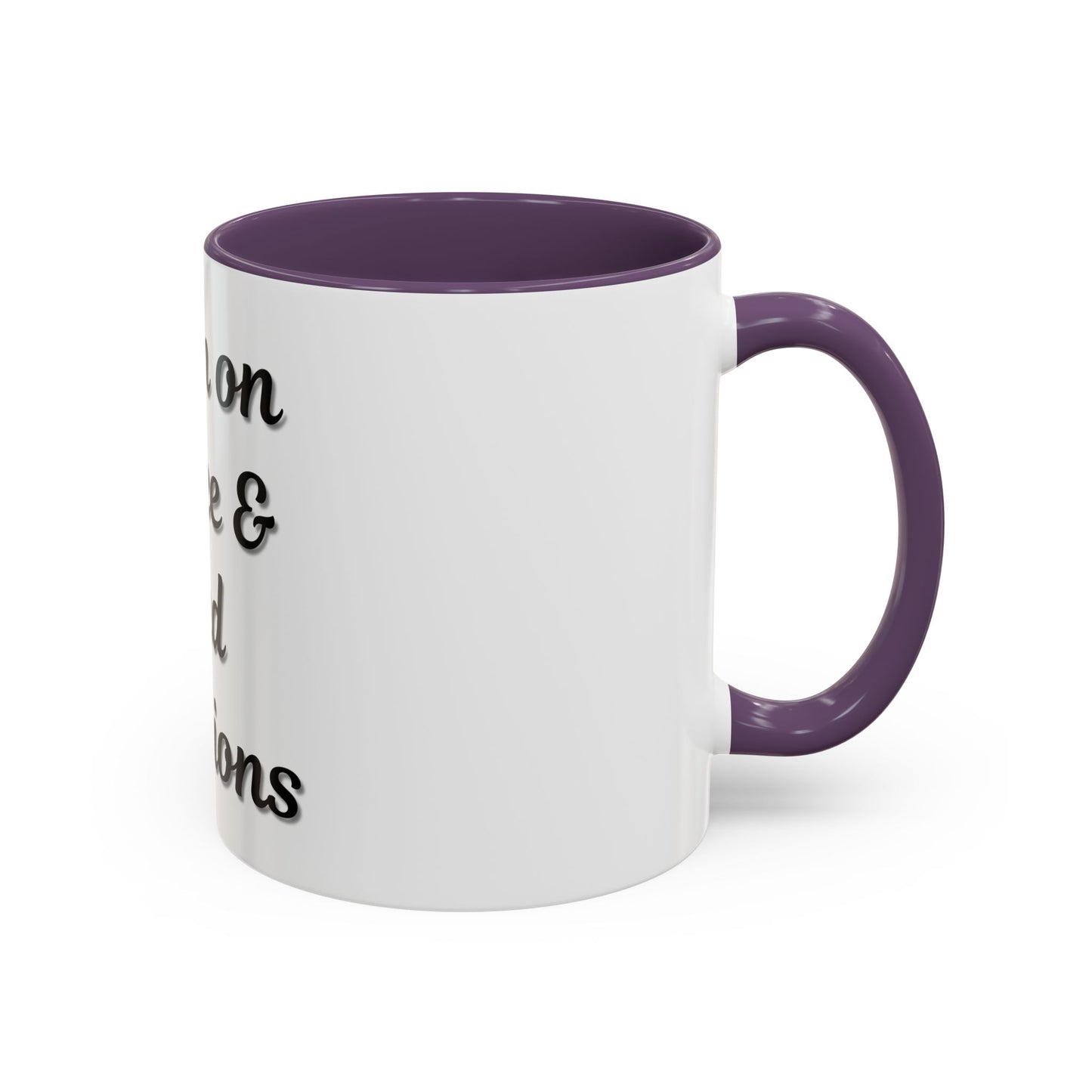 Funny Coffee Mug - "I Run on Coffee & Bad Decisions" - Perfect Gift for Coffee Lovers - TRV