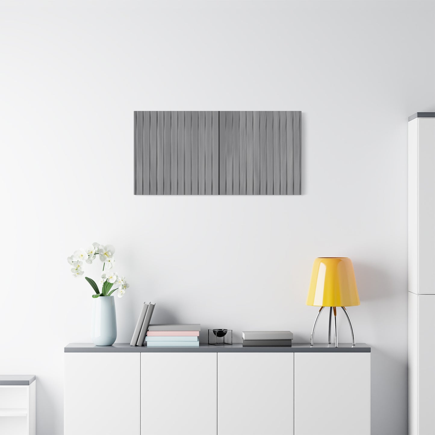 Modern Striped Canvas Art - 1.25" Stretched Wall Decor - TRV