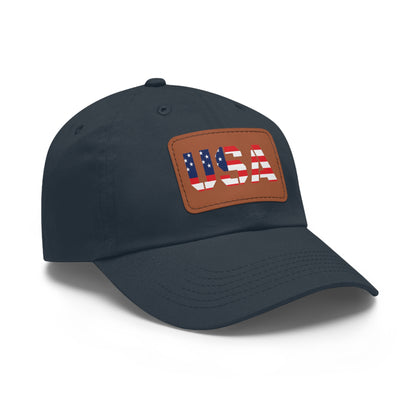 Dad Hat with USA Leather Patch - TRV