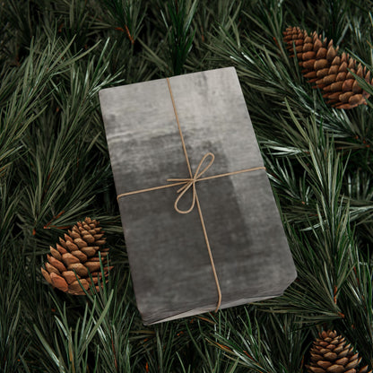 Gray marble wrapping paper roll with watercolor design, ideal for wedding, birthday, and minimalist gift packaging.
