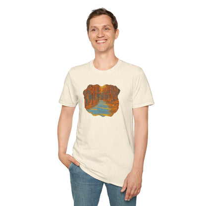 Autumn Pathway Unisex Softstyle T-Shirt, Cozy Fall Shirt, Nature Lover Tee, Scenic Route Top, Gift for Hikers, Casual Wear, Outdoor [...]